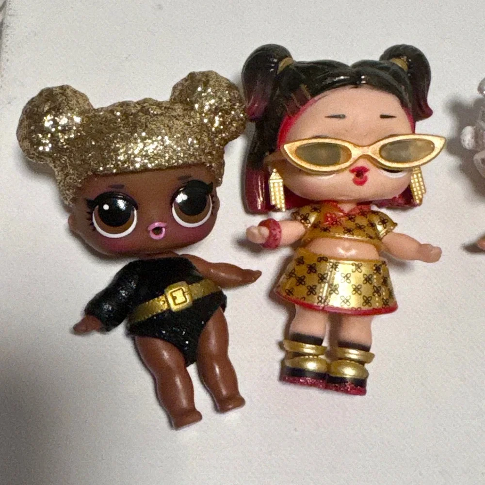 LOL Surprise‎ Glitter Series Dolls Lot of 7 MGA 2016 Glitter Hair Accessories